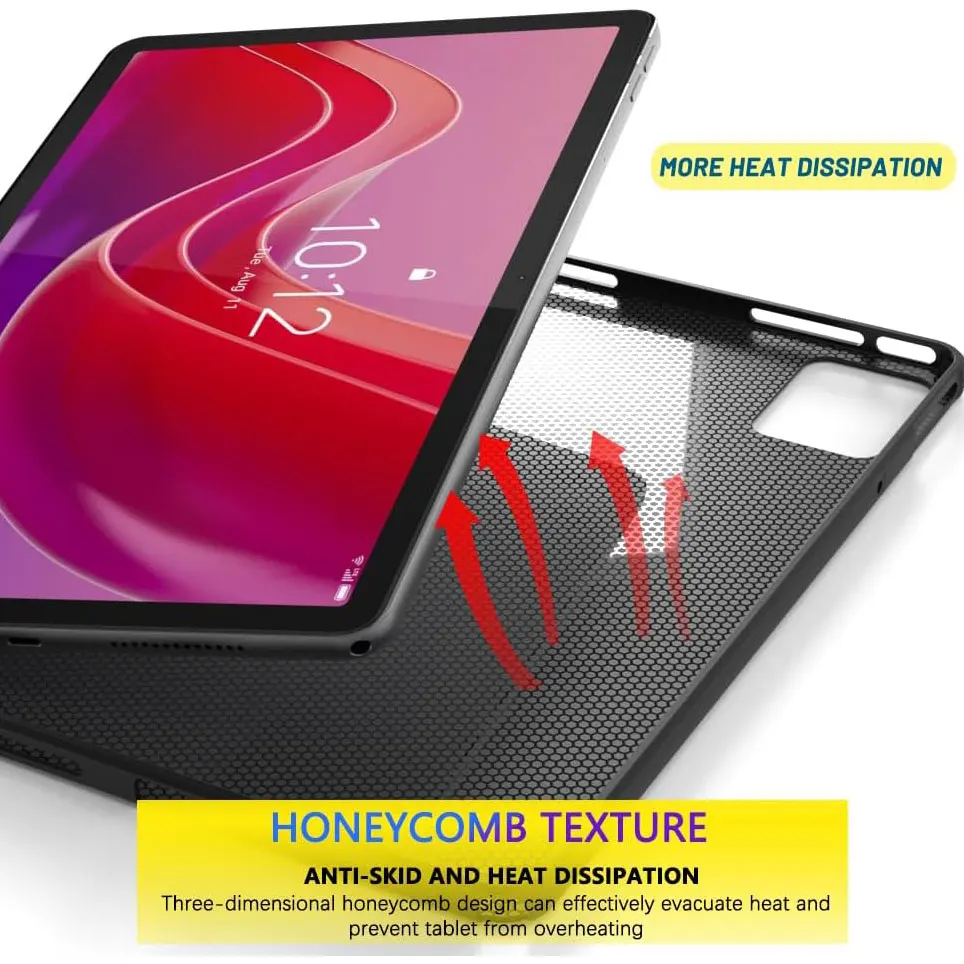 Black Soft TPU Silicone Shockproof Protective Tablet Case