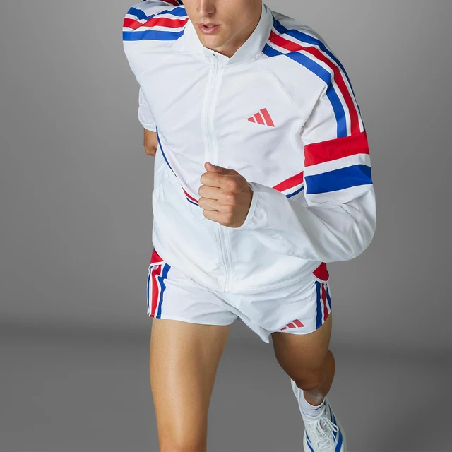 Adidas Original rétro mince course hommes sport col montant veste JD7317 1