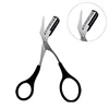 Eyebrow Trimmer Scissor with Comb Female Male Eyebrow Eyelash Scissors Safety Stainless Steel Face Razor Makeup Beauty Scissors 1