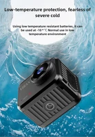 Mini Ultra HD WiFi Sports Camera 145 ° Ultra Wide Angle Body Waterproof Camera Sports DV Helmet Outdoor Cycling Special Camera 3