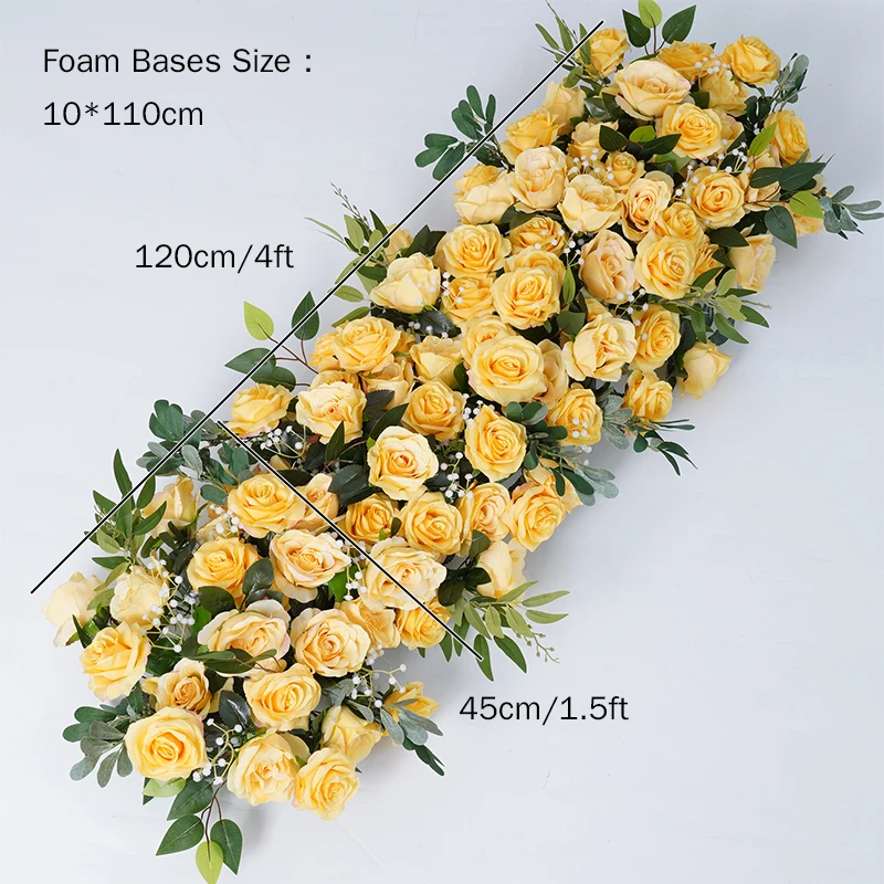 120x45cm flower row