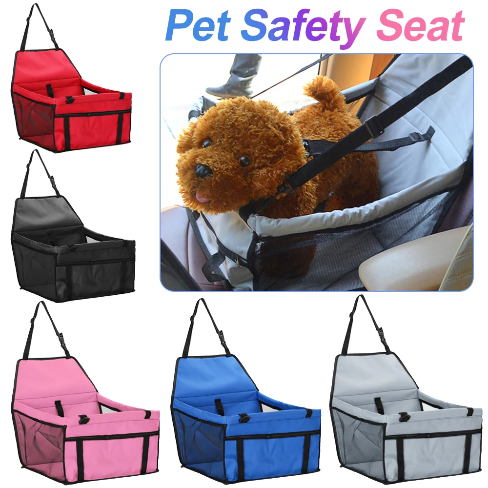 Folding Pet Dog Carrier Pad Waterproof Dog Seat Bag Basket Safe Carry House Cat Puppy Bag Car Seat Pet Products