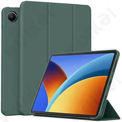 Trifold Stand Smart Silicone Soft TPU Tablet Case with Auto Wake/Sleep Feature for Redmi Pad 2 9.7 2026 (Green)