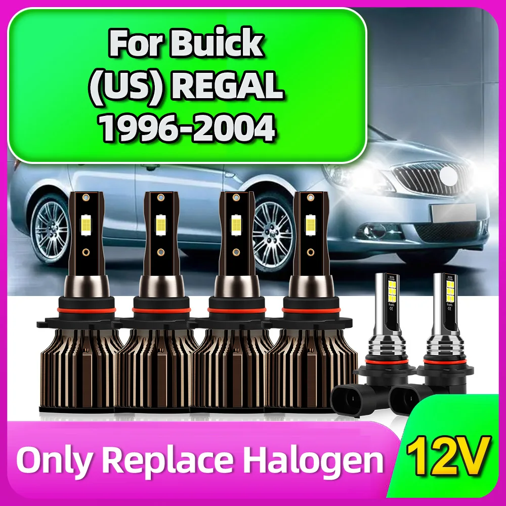 

150W 30000LM LED Light Car Turbo Headlight Bulbs CSP Fog Auto Lamps 12V For Buick (US) REGAL 1996-1999 2000 2001 2002 2003 2004