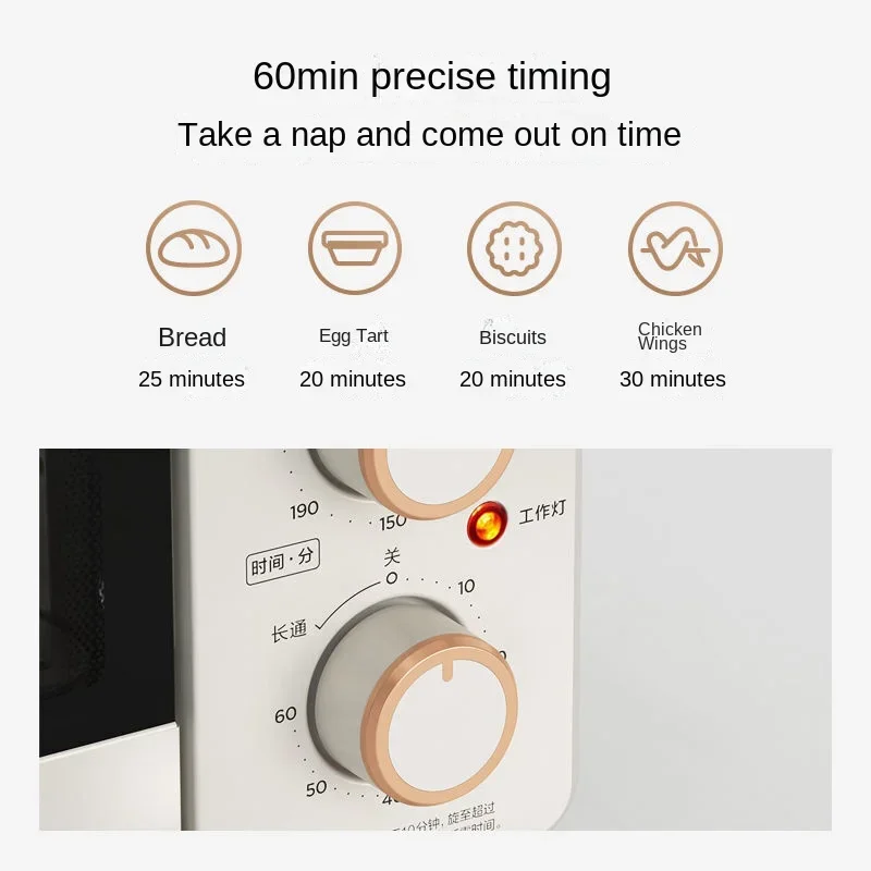 Midea Oven Household Small Multifunctional Baking 25L Pizza Oven Electric Kitchen Microwave Barbecue
