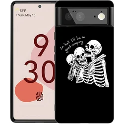 Cute Skull Shockproof Silicone Phone Case Cover - Soft Protective Shell Coque - Pixel 9 (A1)