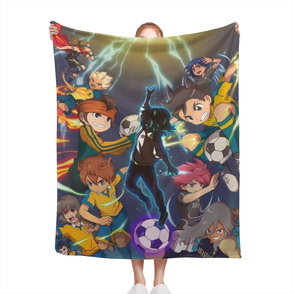 

Горячая Распродажа, игра Inazuma Eleven, удобное фланелевое одеяло, мягкие наборы одеял, покрывало для дивана, теплые фланелевые одеяла, украшение для спальни