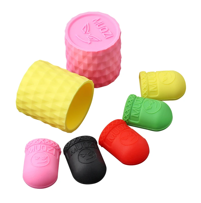 1 Pair Handlebar Tape Fixing Ring Bike Handlebar Silicone Protective Sleeve Dustproof Cover