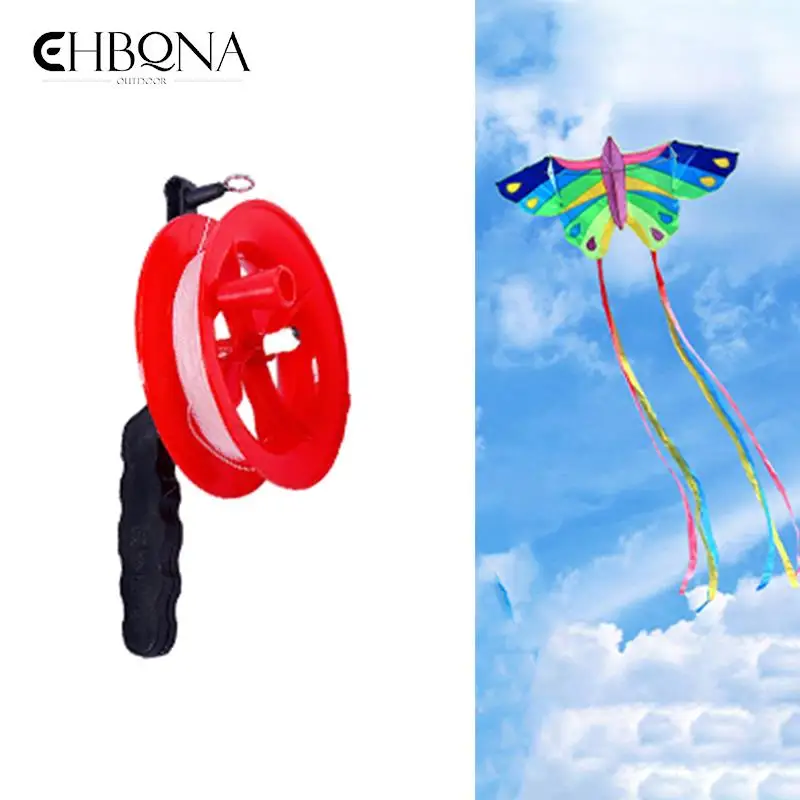 30/50/100/150 M Flying Kite Line Ballbearing Plastic Red Reel Winder  Exquisite String Twisted Axis Man-carried Outdoor Tools - AliExpress