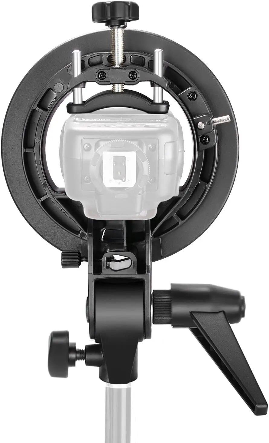 NEEWER S-Type Bracket Holder with Bowens Mount for Speedlite Flash Snoot Softbox Beauty Dish Reflector Umbrella