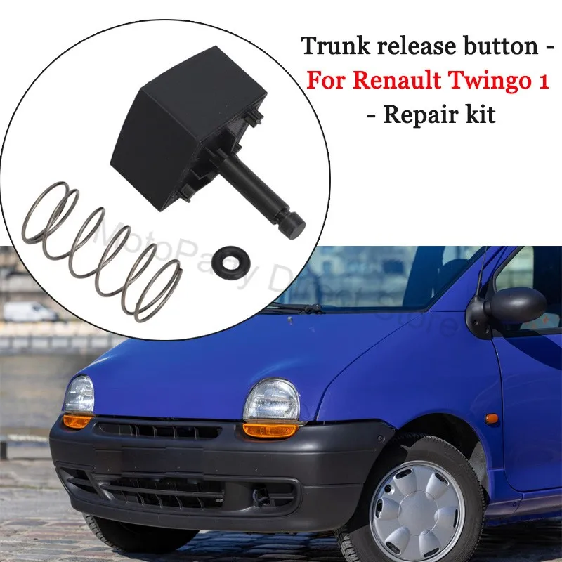 Für Renault Twingo 1 Heckklappen-Entriegelungsknopf mit Feder-Reparaturset