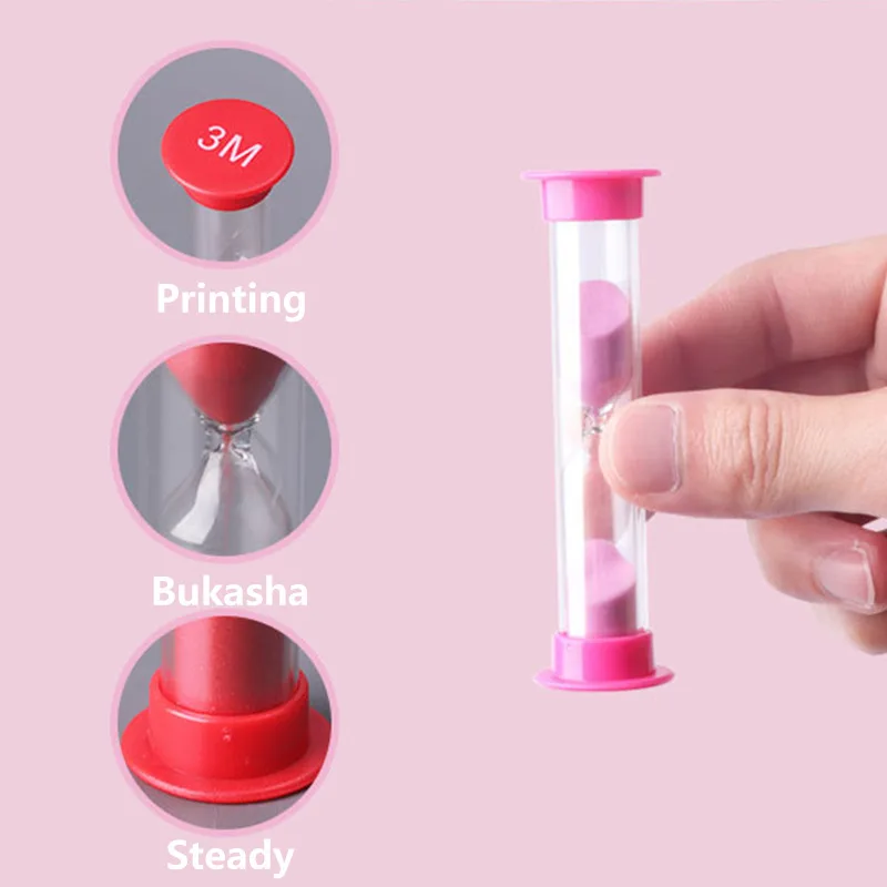 Sand Timer Liquid Hourglass Timer Colored Hourglass 2/3/5/10 Minute Colorful Hourglass Sandglass Sand Clock Timers Sand Timer Shower Timer Tooth Brushing Children Home Decors