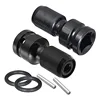 SenNan 1pcs 1/2 Inch Square Drive to 1/4 Inch Hex Socket Adapter Converter Chuck Adapter for Impact Air and Electric Wrench 1