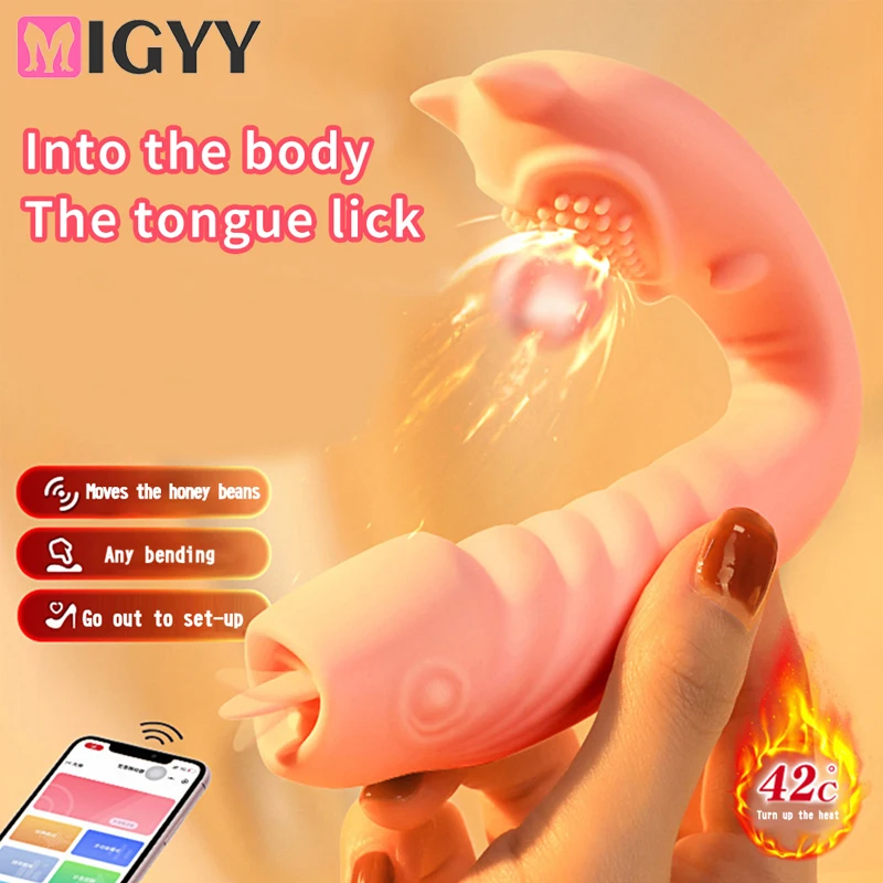 Bluetooth G-spot Dildo Vibrator Wearable App Controlled Vibrator_voghion.com