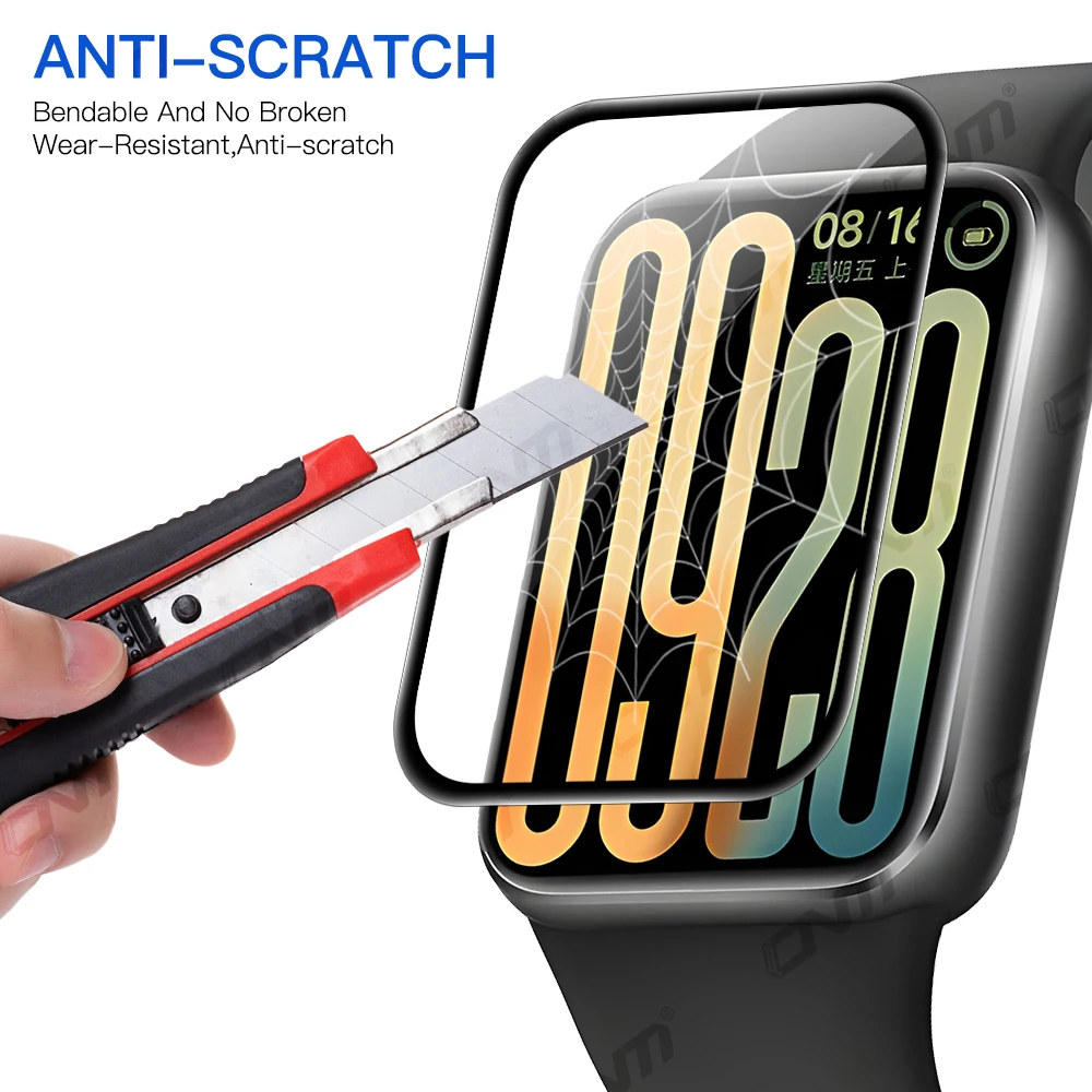 FTRONGRT Hoesje compatibel met Xiaomi Smart Band 9 Pro, PC gehard
