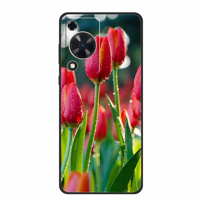 Black Silicone Soft Phone Case - Sleek Protective Back Cover