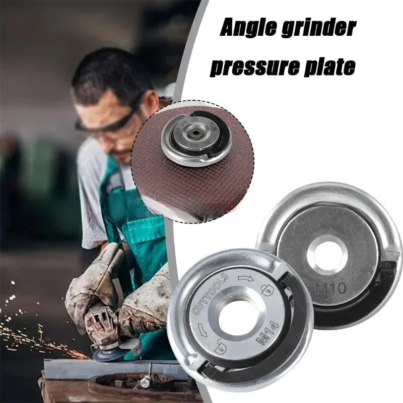 Threaded Angle Grinder Platen Self-Locking Platen Grinder Quick Release Flange Nut Power Chuck Tool electric grinder angle grinder electric angle grinder
