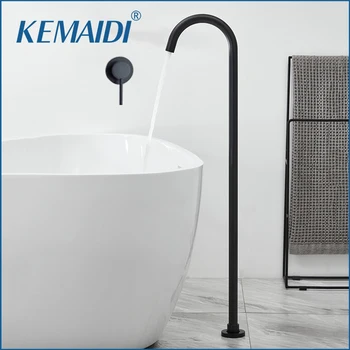 KEMAIDI อิสระอ่างอาบน้ําก๊อกน้ําอ่าง FILLER Tub Spout ไม่มีมือถือสเปรย์ทองเหลือง TAP SINGLE LEVER 5 สี 1