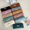 Korean Corduroy Cosmetic Bag Small Makeup Pouch Lady Portable Travel Toiletry Bag Necesserie Organizer Student Cute Pencil Case 1
