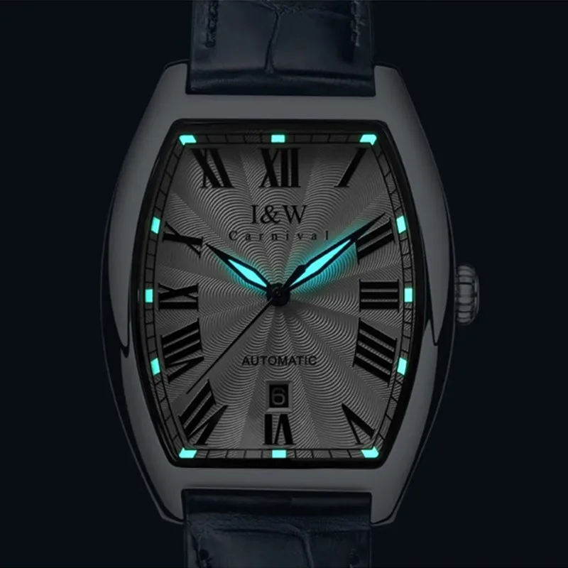 Montre Homme CARNIVAL Mechanical Business Watch for Men Brand