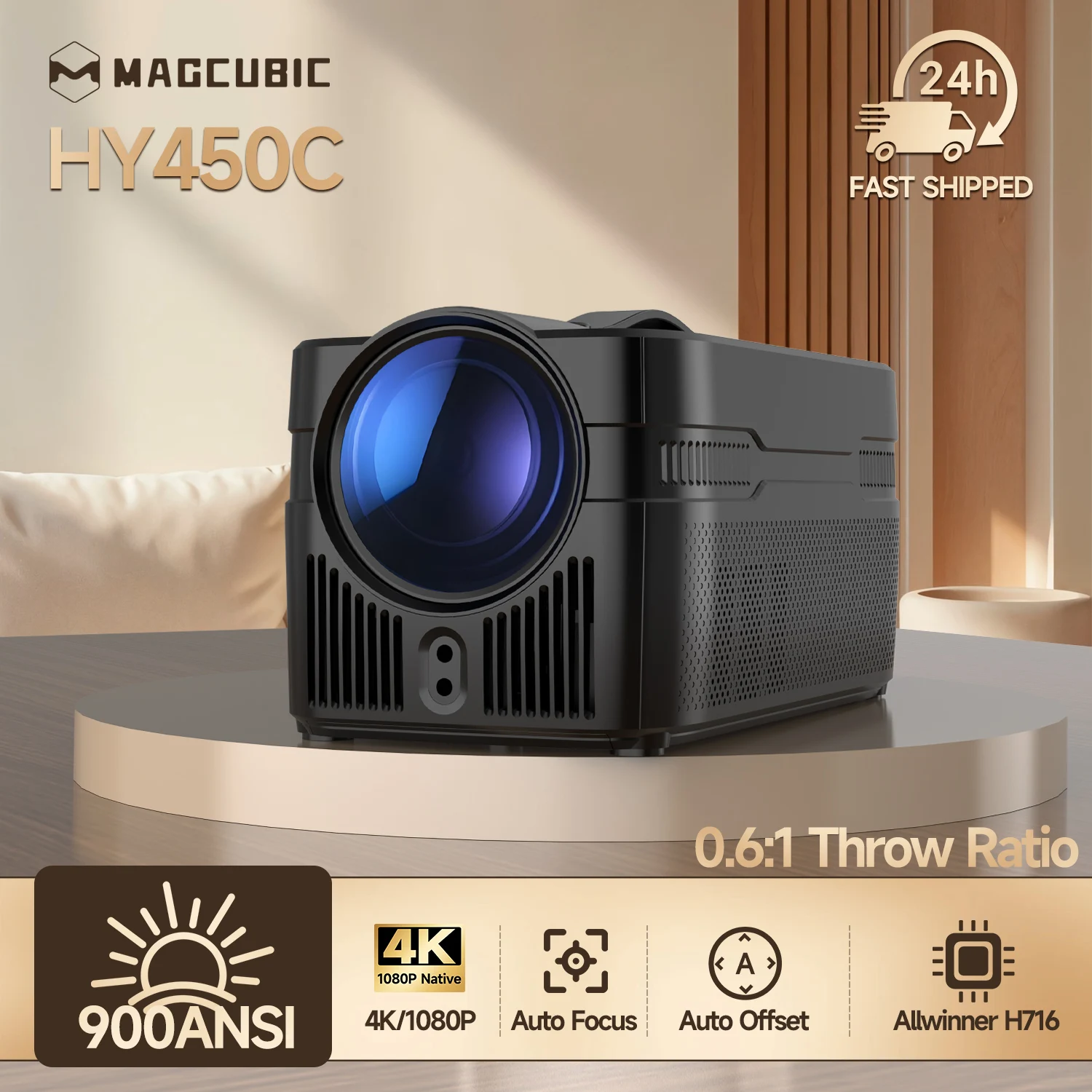 MAGCUBIC 、X Projector 、Hippus projector Amazon.com: Magcubic Mini Projector 4K support with WiFi 6