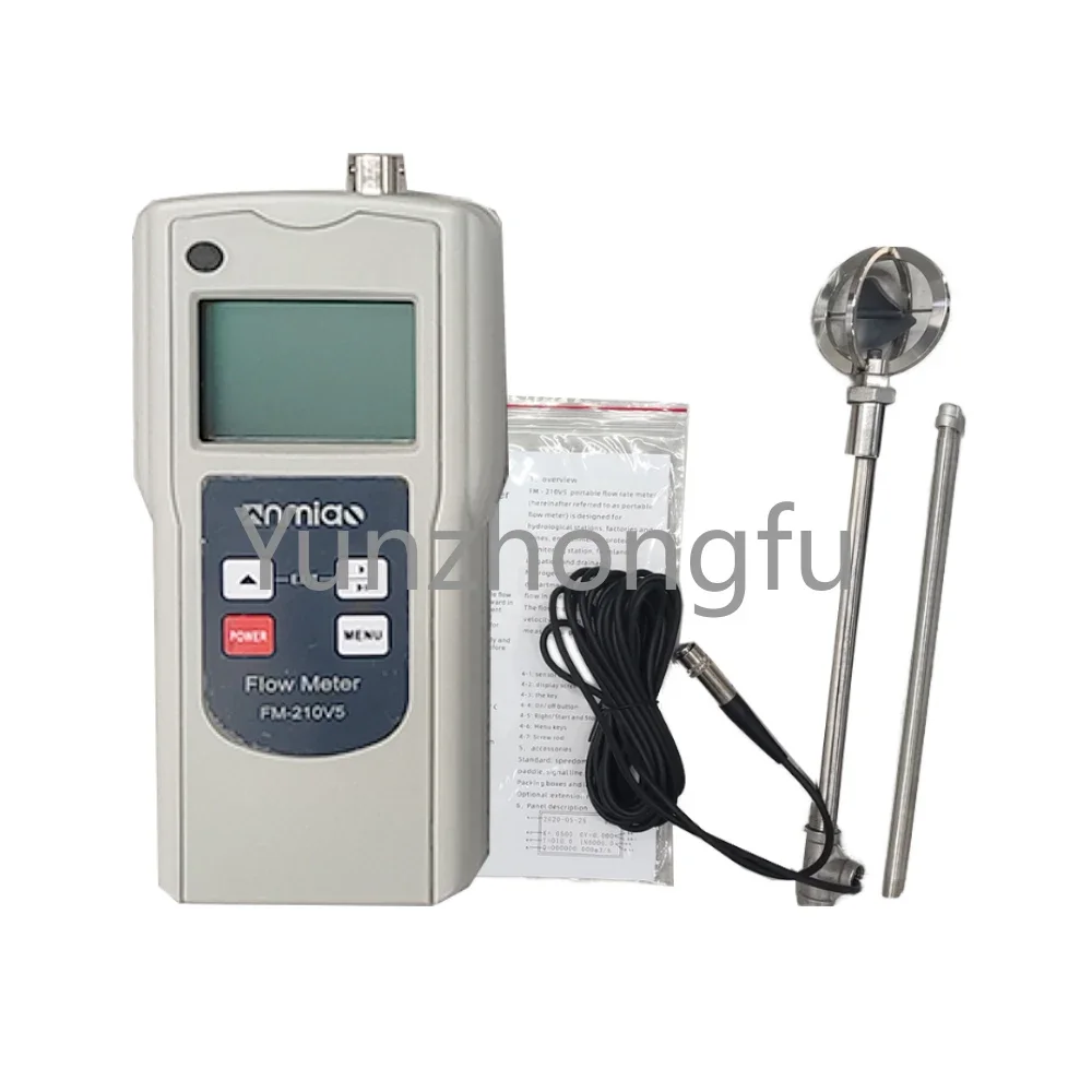 

Open Channel Farmland Drainage and Irrigation Flow Meter Portable Ultrasonic Flowmeter FM-210V5 Professional Water Flow Meter