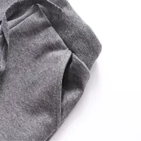 Jumping Meters Dark Grey 2-7T Children's Solid Boys Sweatpants Drawstring Autumn Spring Boys Girls Trousers Pants Baby Clothes 5