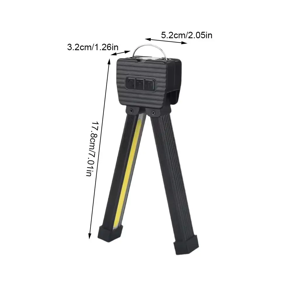 Gym Lamp For Posing 7th Gear Dimming Portable Magnet LED Flashlight With Hook portable flashlight portable torch
