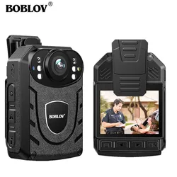 Boblov KJ21 Body Worn Camera HD 1296P DVR Video Security Cam IR Night Vision Wearable Mini Camcorders police camera