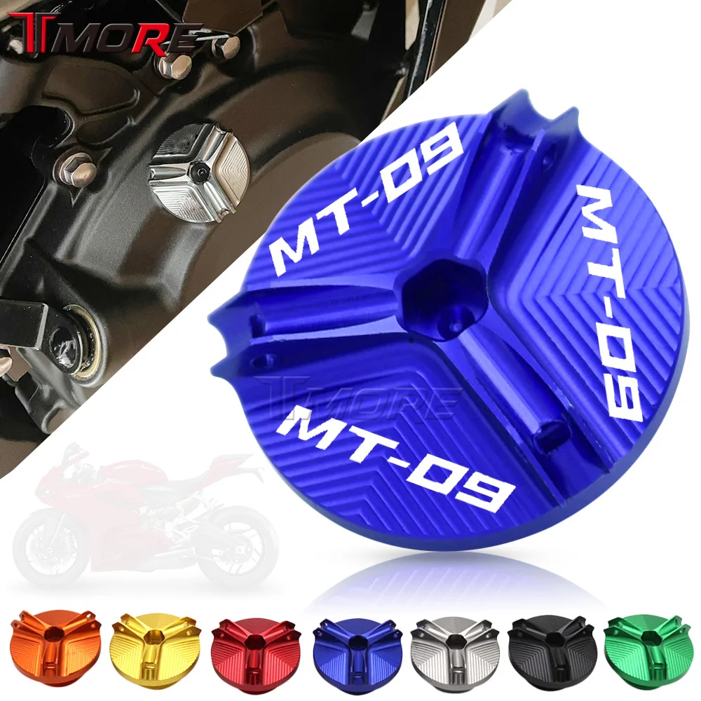 

Oil Filler Cup For YAMAHA MT-09 2013-2019 MT09 Tracer 2015-2019 Motorcycle CNC Aluminum Engine Oil Drain Plug Sump Nut Cup Cover