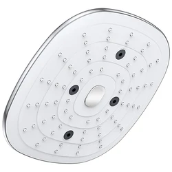 Fixed High-Pressure Shower Head, 9.5 Inch Bathroom High Flow Showerhead With Adjustable Directional Ball Joint