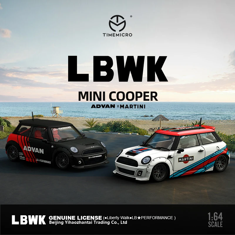 

TIME Micro LB 1:64 MINI Wide-body ADVAN Model Car