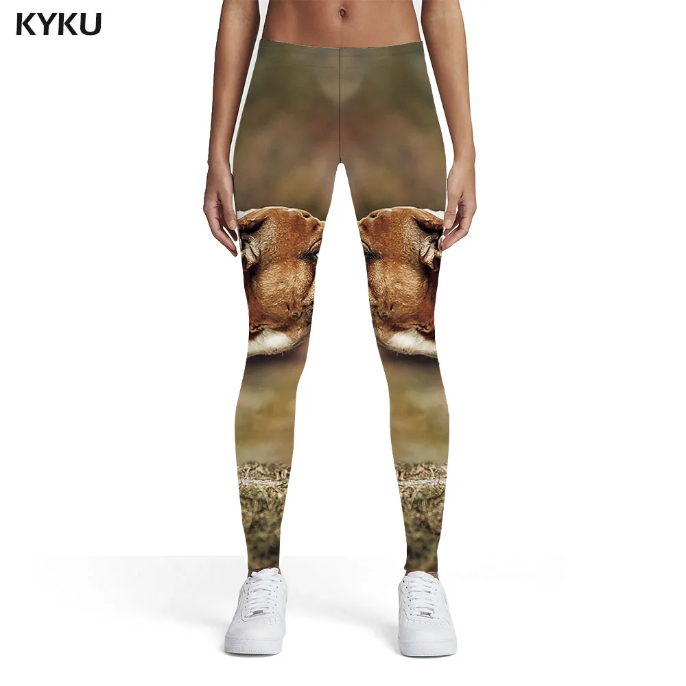 KYKU Animal Leggings Women Love Leggins Funny Sexy Womens Leggings