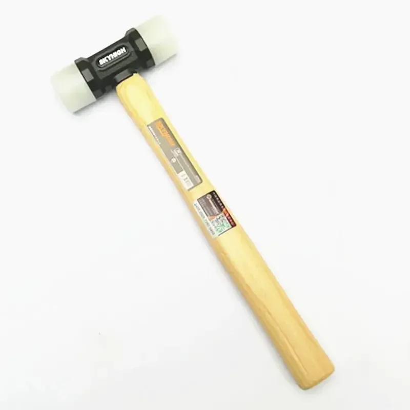 32mm /35mm 나일론 망치 Leathercraft 조각 망치 왁스 나무 손잡이 DIY 가죽 설치 망치 수리 도구 martillo