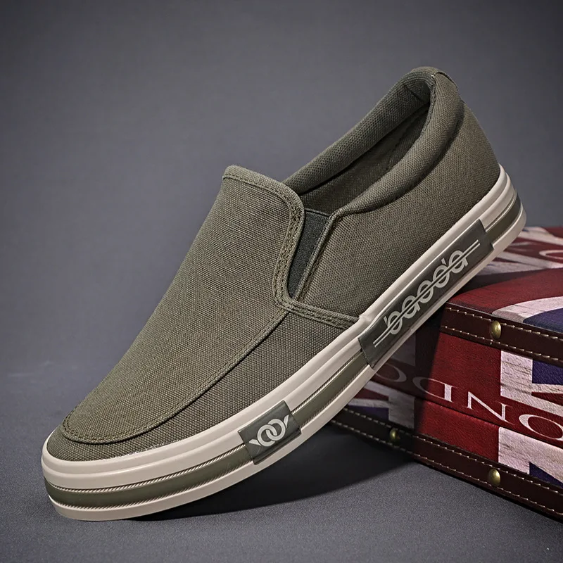 2023 New Men‘s Canvas Shoes Casual Sneakers Spring Autumn Mens Vulcanized High Quality Breathable Comfortable Flat Shoes BD23064 4