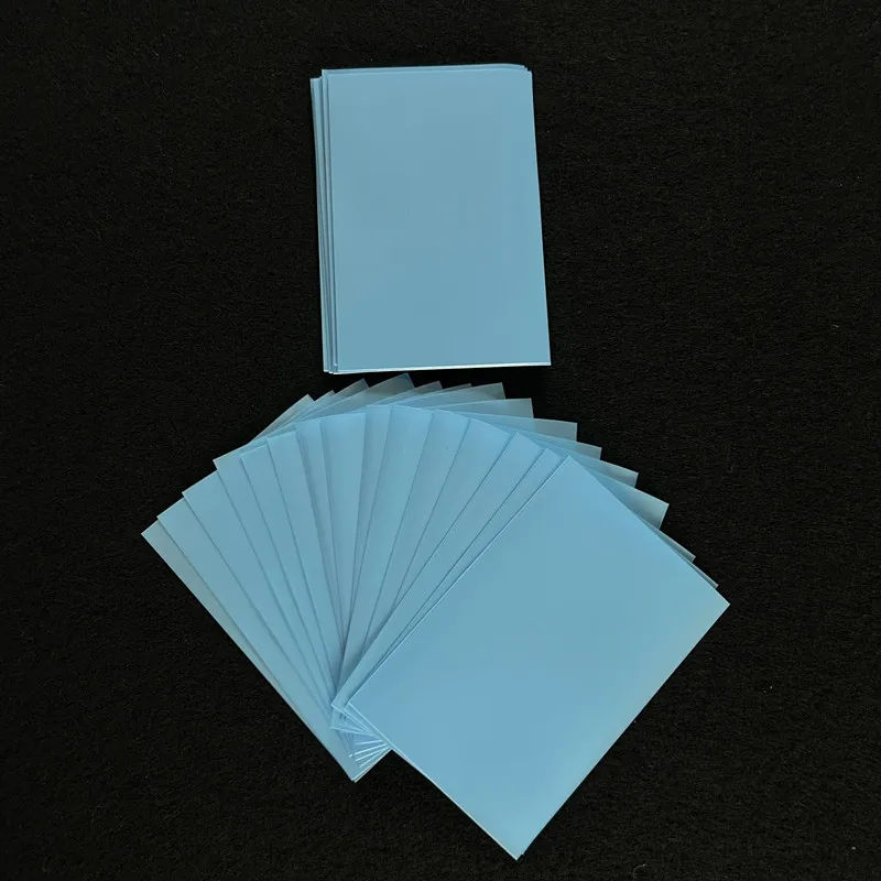 50 stücke karte film hüllen schutz folie 61x91mm transparenter foto halter cpp album binder korea foto karten hülle kartens chutz – Detail 10