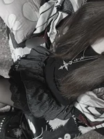 Punk Y2k Skirts Women Clothes Goth Sexy Ropa Aesthetic Stripe High Waist Lace Bow MIni Skirts Grunge Emo Girl 2000s Short Skirt - Image 5