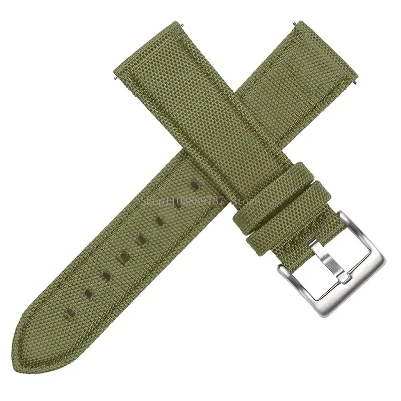 Universal Nylon & Leather Strap Quick Release Waterproof Sport Wristband