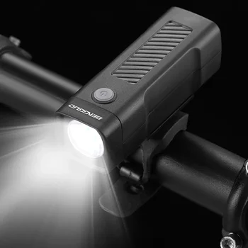 Luce luminosa per bicicletta T6 LED anteriore USB ricaricabile MTB lampada per bicicletta da montagna 100LM faro per bici torcia elettrica scooter da ciclismo