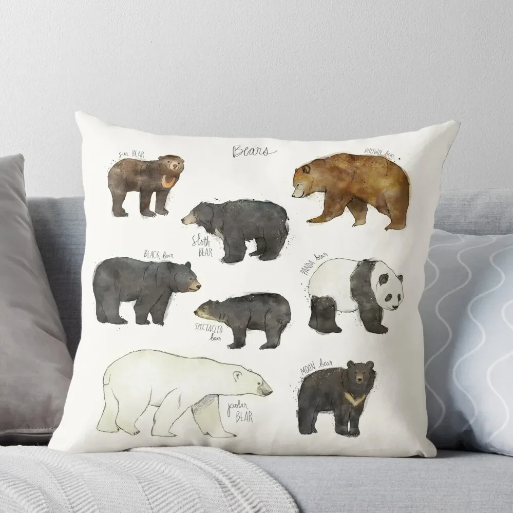 

Bears Throw Pillow home decor items Luxury Pillow Cover Cushions For Decorative Sofa Covers For Sofas