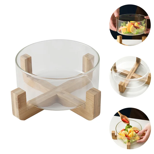 스타일리시하고 기능적인 주방 필수품: 투명 내열성 과일 보관 그릇