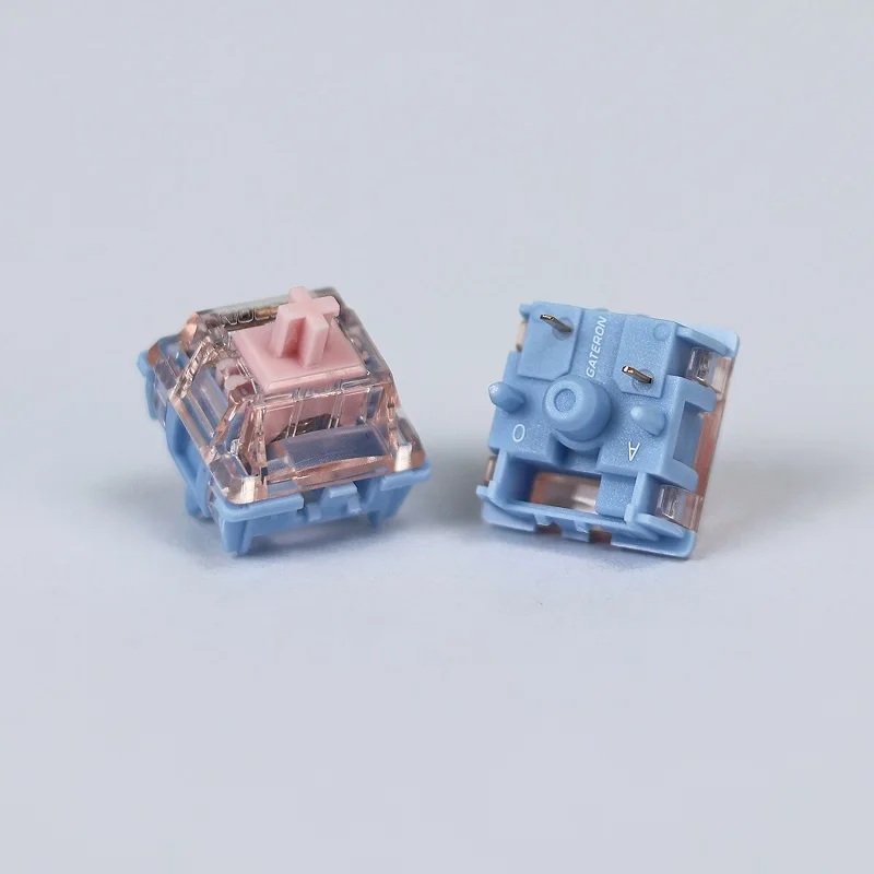 GATERON Melodic Switch 5-Pin Click Dual-rail Pre-lubed 60g SMD RGB DIY  Cusotmized Hotswap 35pc per pack for Mechanical Keyboard - AliExpress