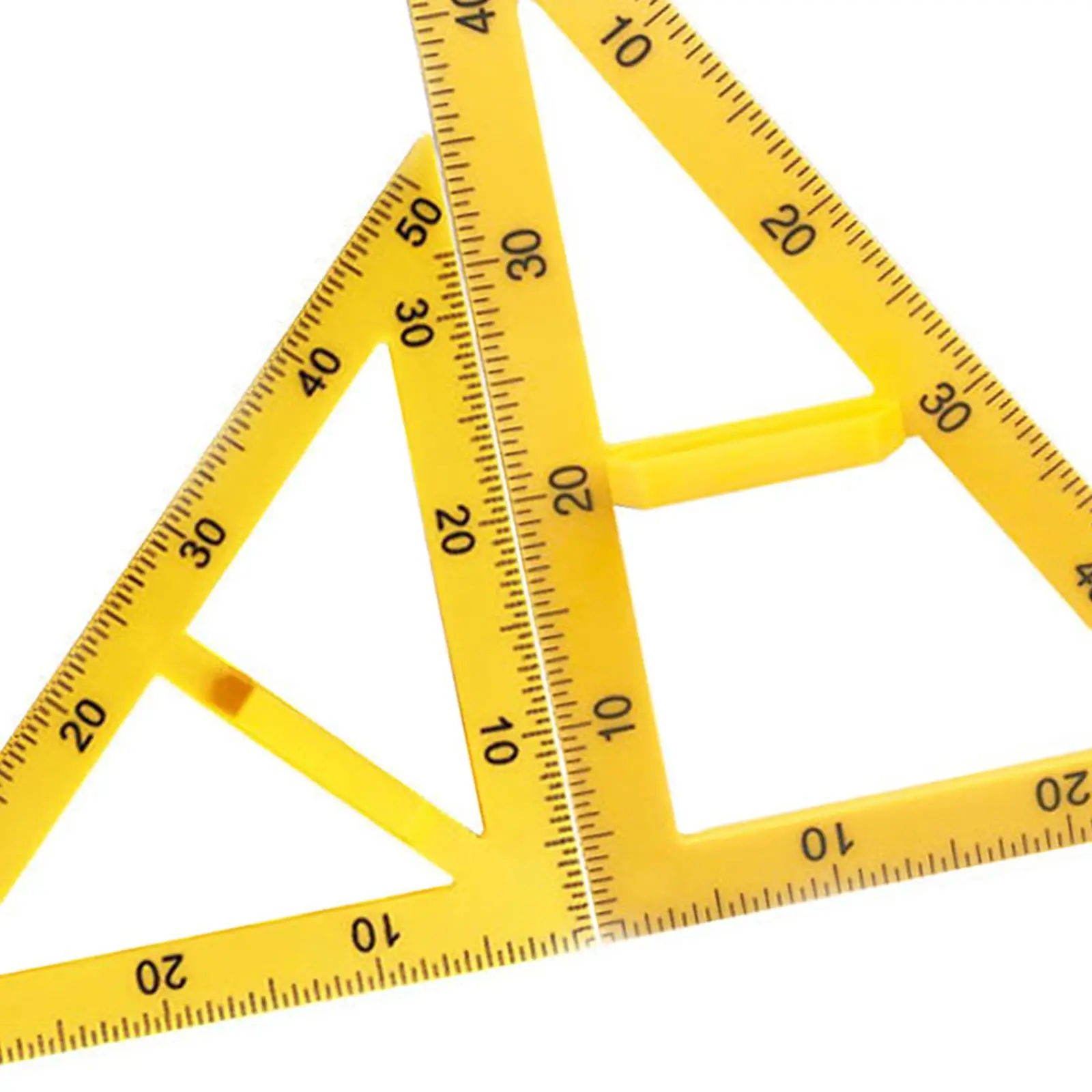 2 Pieces Math Geometry Ruler Triangle for Teachers Classroom Blackboard