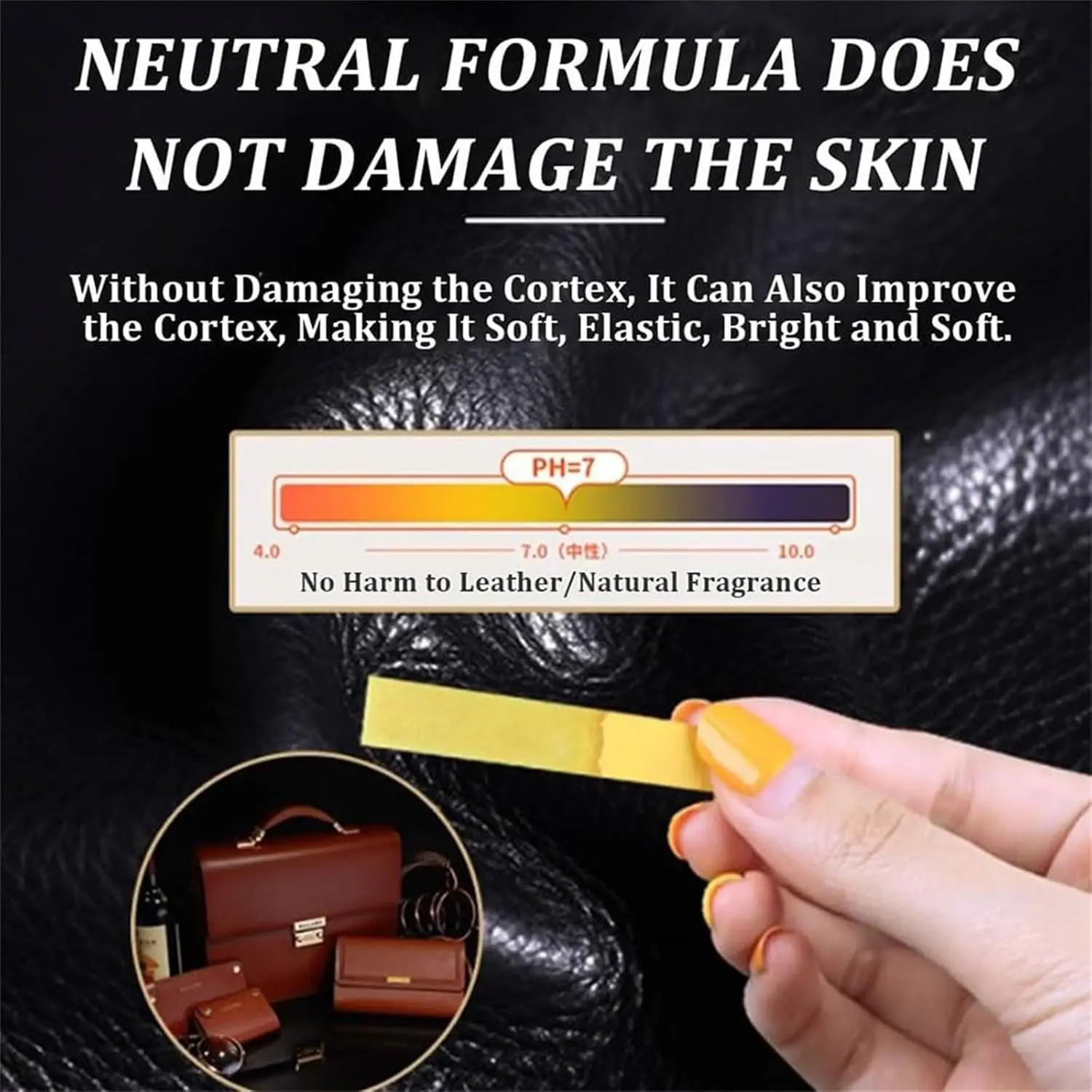 Ventrio&trade; Leather Repair Cream, Salve, Leather Repair, Salve for Leather, Salve for Wood Floors, and Brush