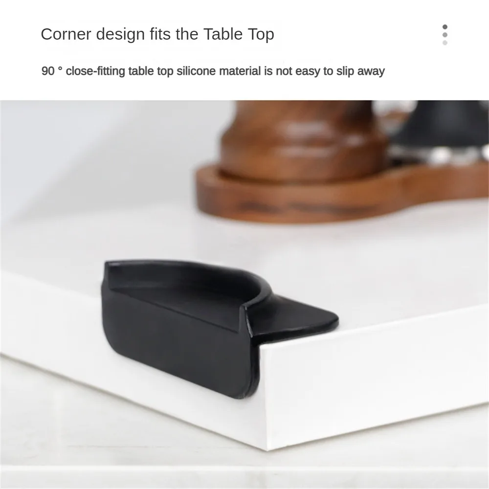 Description Picture 4 of itemUniversal Espresso Coffee Tampers Mat Station Press Tampering Holder Corner Mat Pad Silicone Coffeeware Tamping Barista WDT Tool