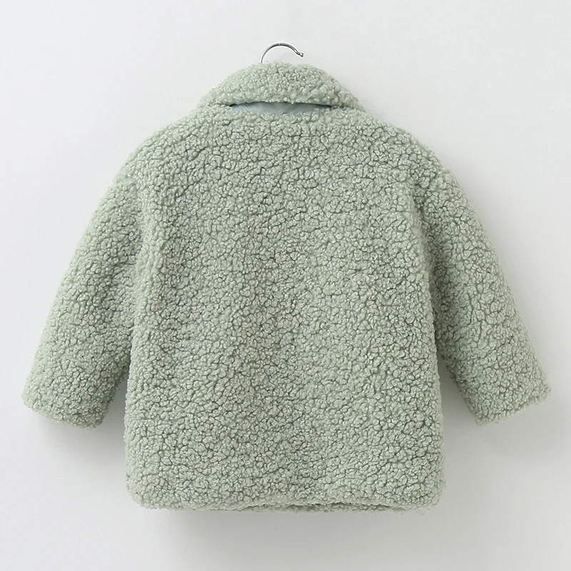 Kids Fall Winter Coats Children Padded Outerwear Boy Warm Fleece Jacket Baby Girls Lamb's Wool Jackets 2-7 Year kids jacket children raincoats