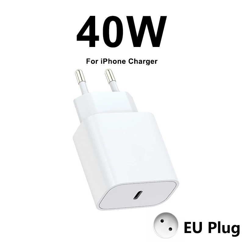 ตัวเลือกสินค้า ชาร์จเร็ว 40W Type-C สำหรับ iPhone ทุกรุ่น