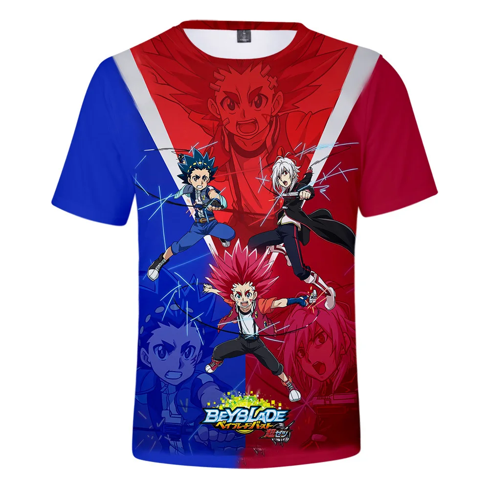 

Beyblade Burst 3D Print T-shirt Summer Short Sleeve Kids Anime Tshirt Fashion Casual Cool Streetwear Oversized T Shirt Tops Tees