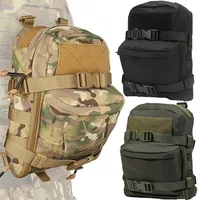Tactical Hydration Backpack Combat Training Assault Molle Bag Outdoor Hunting Vest Back Plate Carrier Water Bag 1