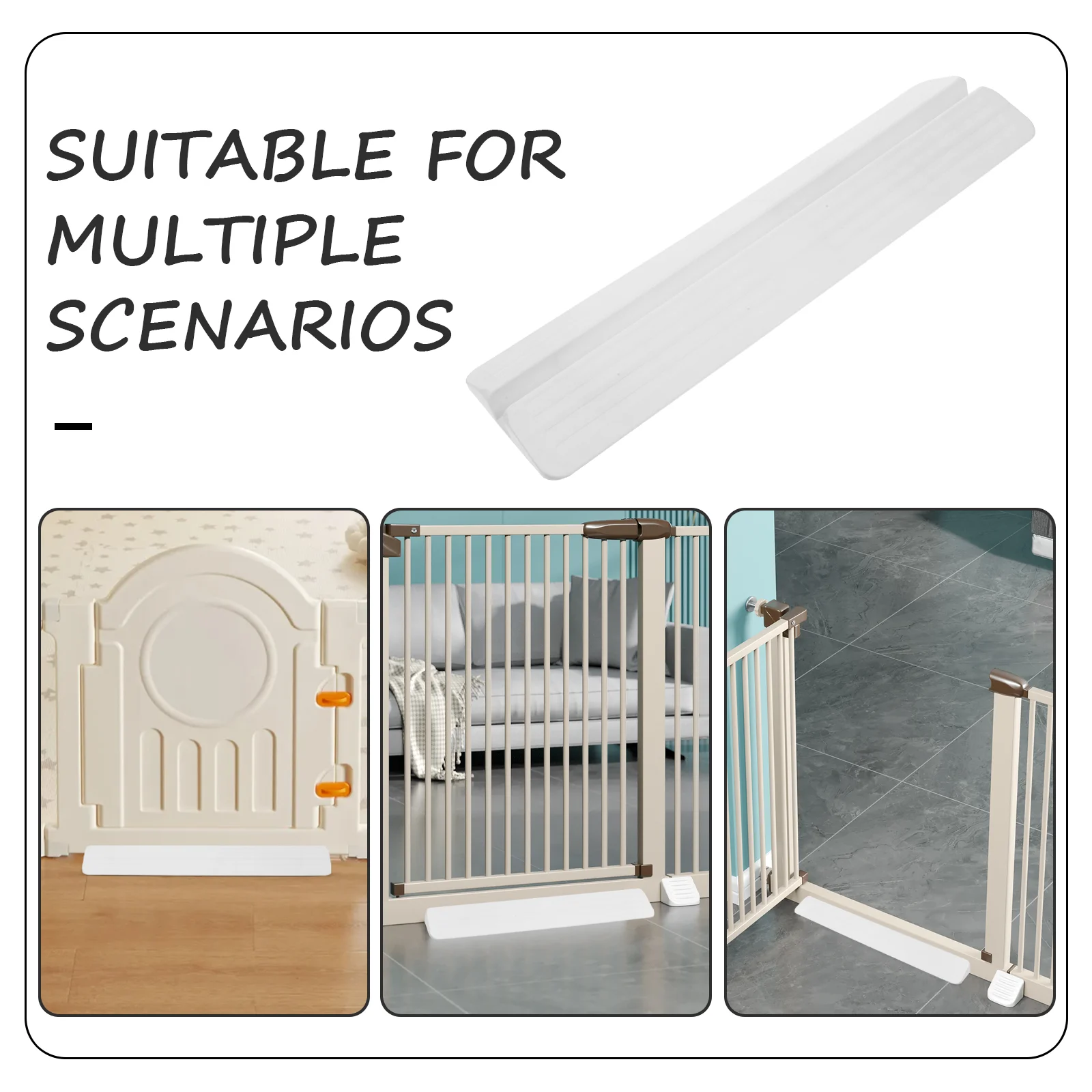 Plastic Fixing Accessory Safety Door Rail Accessories Gate Fence Accessory Child Gates Stair Safety Plastic Door Fence Fixator